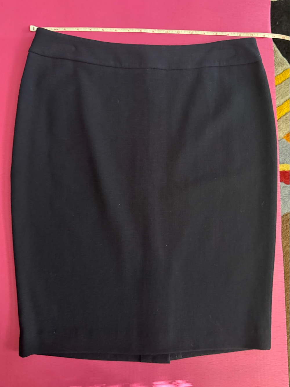 Armani Collezioni navy Pencil Skirt